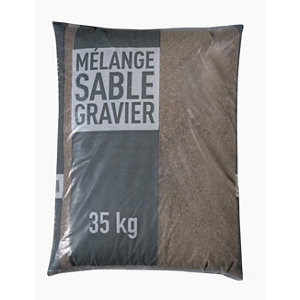 Mélange sable et gravier pour béton 0-12 sac de 35 kg