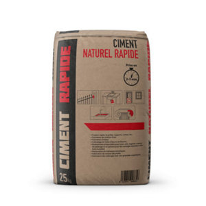 Ciment naturel prompt - sac 25 kg