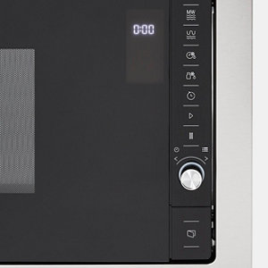 Micro-ondes encastrable - Inox - 25 L.