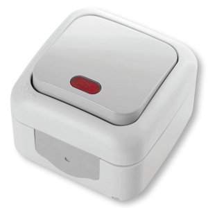 Va-et-vient à voyant étanche IP54