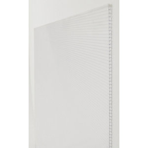 Plaque polycarbonate opal 3 x 1m L : 300 cm. l: 100 cm. Ép : 16 mm.