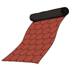 Rouleau bitumé imitation tuile