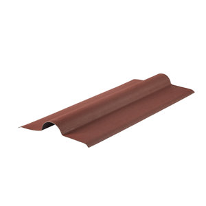 Faîtière pour plaque bitumeuse ondulée - Rouge