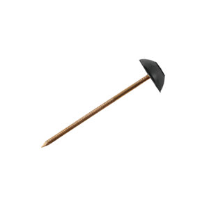 Pointe noire pour plaque bitumeuse ondulée