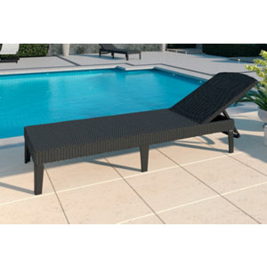 Bain de soleil "Jaipur" gris anthracite