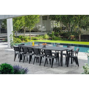 Table double "Roma Graphite"