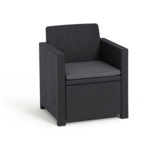 Extension salon de jardin "Merano" graphite 