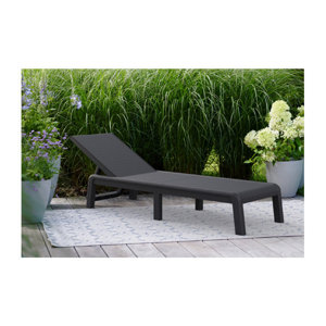 Bain de soleil pliant dossier réglable 4 positions extérieur MALLORCA - 187,5 cm