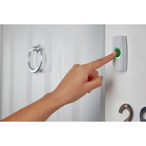 Carillon + Sonnette enfichable blancs "Byron"