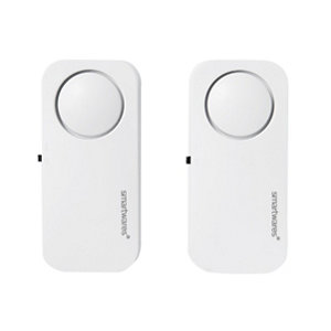 Lot de 2 détecteurs de brise vitre avec sirène