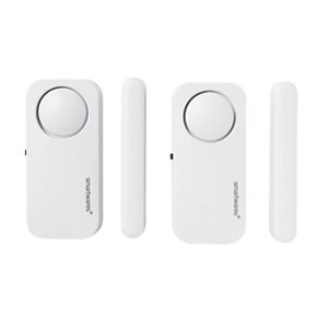 Lot de 2 détecteurs d'ouverture avec sirène