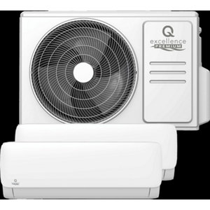 Climatiseur BI-SPLIT pompe à chaleur Air/Air chauffage et refroidissement blanc