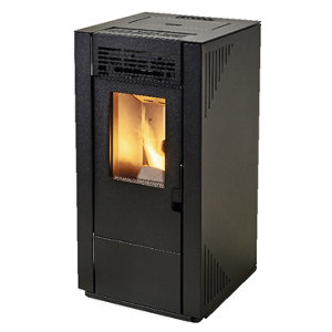 Poêle à granulés "Tectro" noir - 8,2 kW