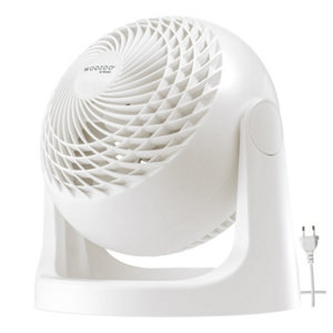 Ventilateur de table fixe 3 vitesses - Blanc