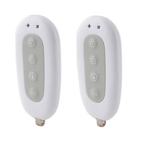 Lot de 2 télécommandes L. 7,1 x l. 3,8 x H. 1,2 cm.